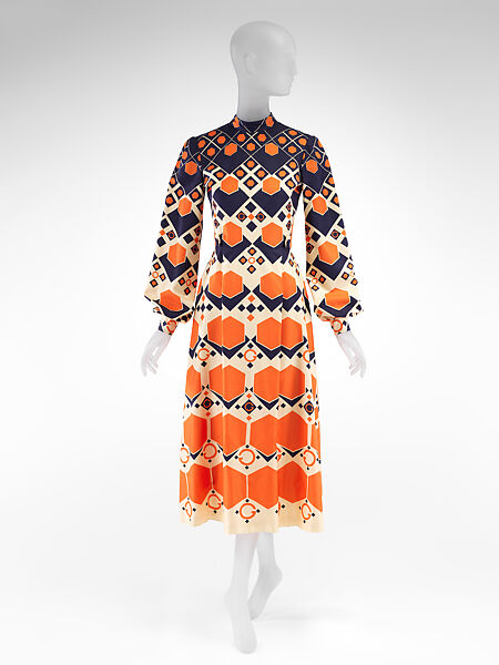 Dress, Gucci (Italian, founded 1921), silk, metal, Italian 