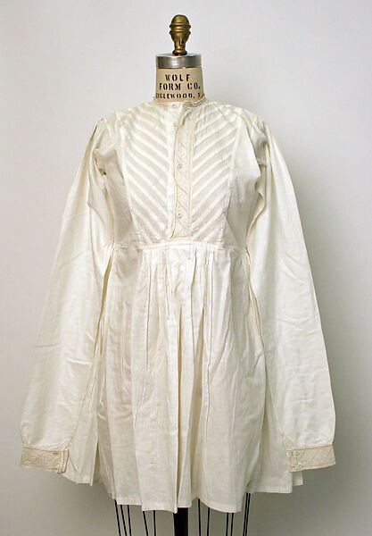 Wedding Ensemble, Cotton, wool; embroidered 