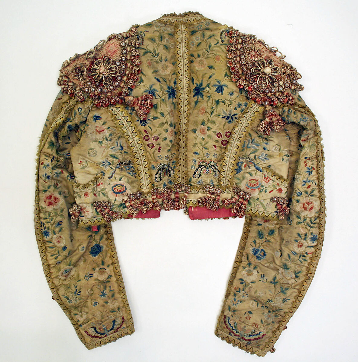 Toreador suit, silk, metallic thread, glass, cotton, Spanish