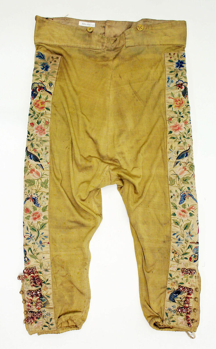 Toreador suit, silk, metallic thread, glass, cotton, Spanish