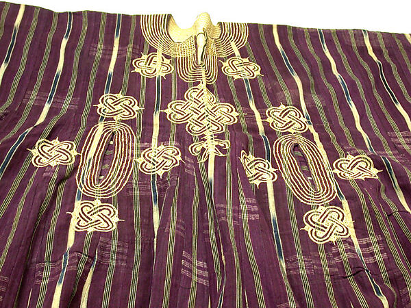 Man's Prestige Robe (Agbada), Yoruba artist, Cotton, Yoruba peoples