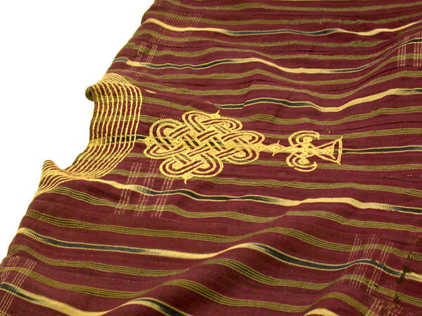 Man's Prestige Robe (Agbada), Yoruba artist, Cotton, Yoruba peoples