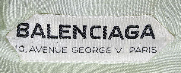 Evening ensemble, House of Balenciaga (French, founded 1937), silk, French