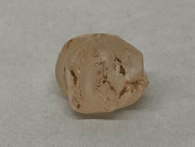 Bead, Rock crystal or glass