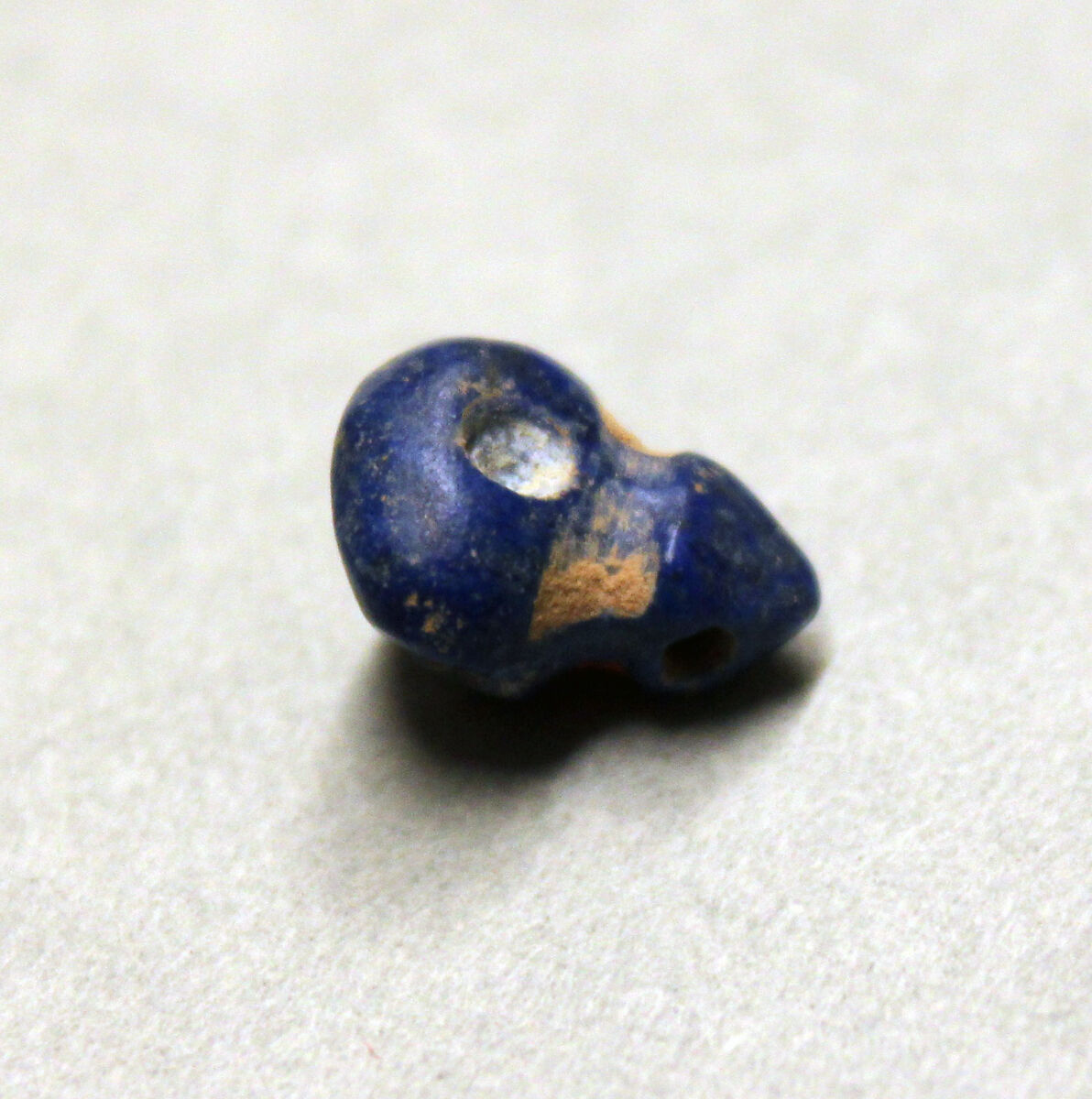 Beads, Lapis lazuli; cut 