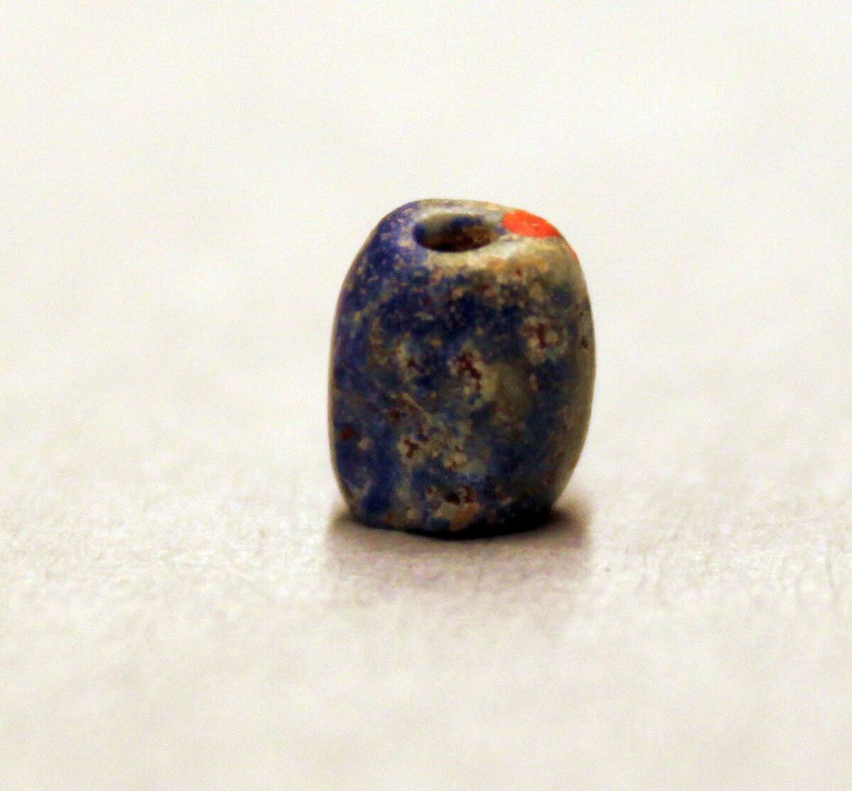 Beads, Lapis lazuli; cut