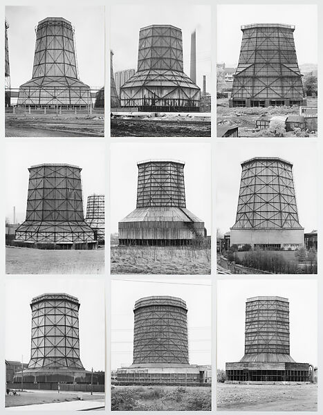 Cooling Towers (Wood), Bernd and Hilla Becher  German, Gelatin silver prints