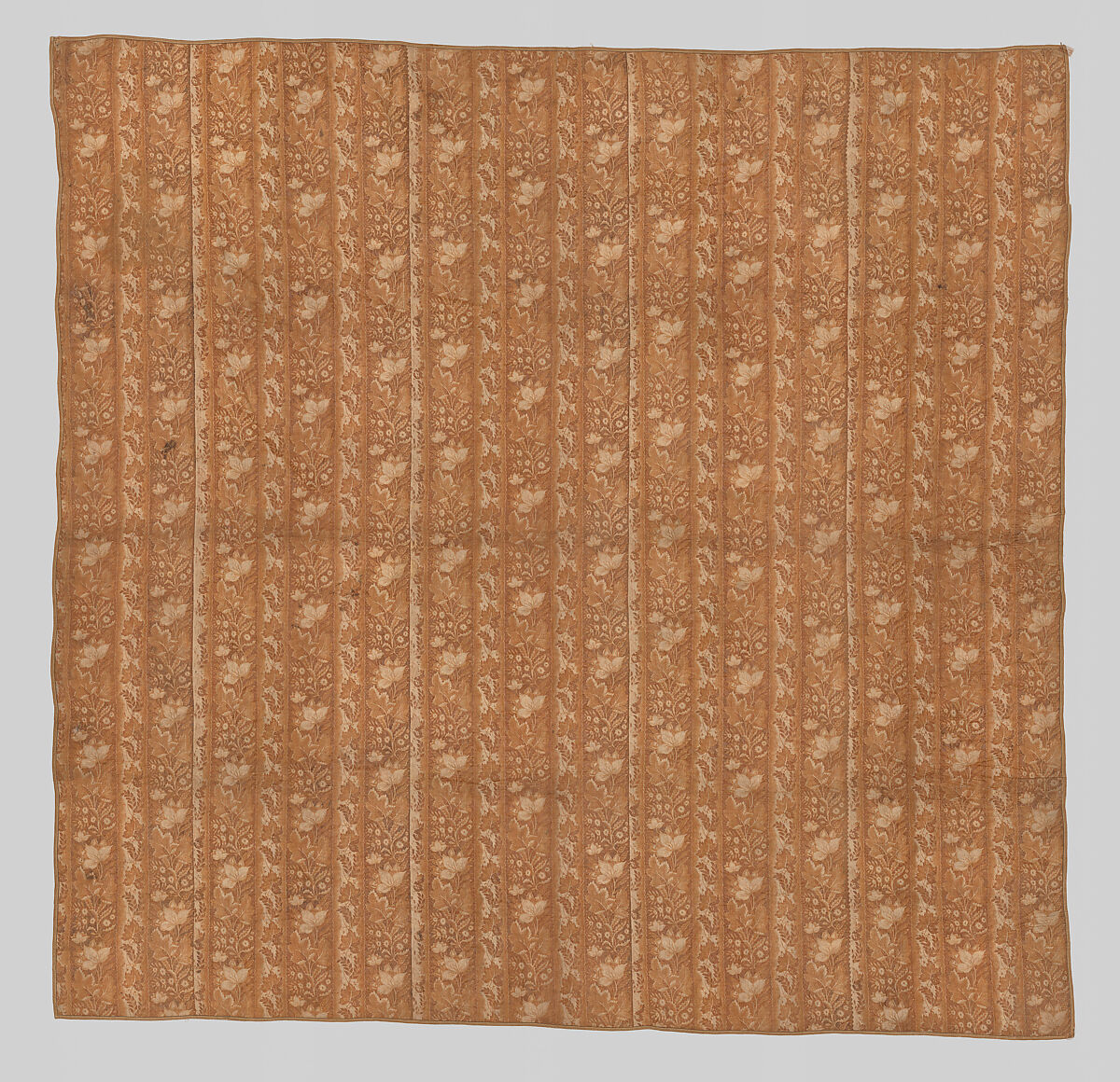 Star of Jerusalem Quilt, Cotton, printed and pieced, English