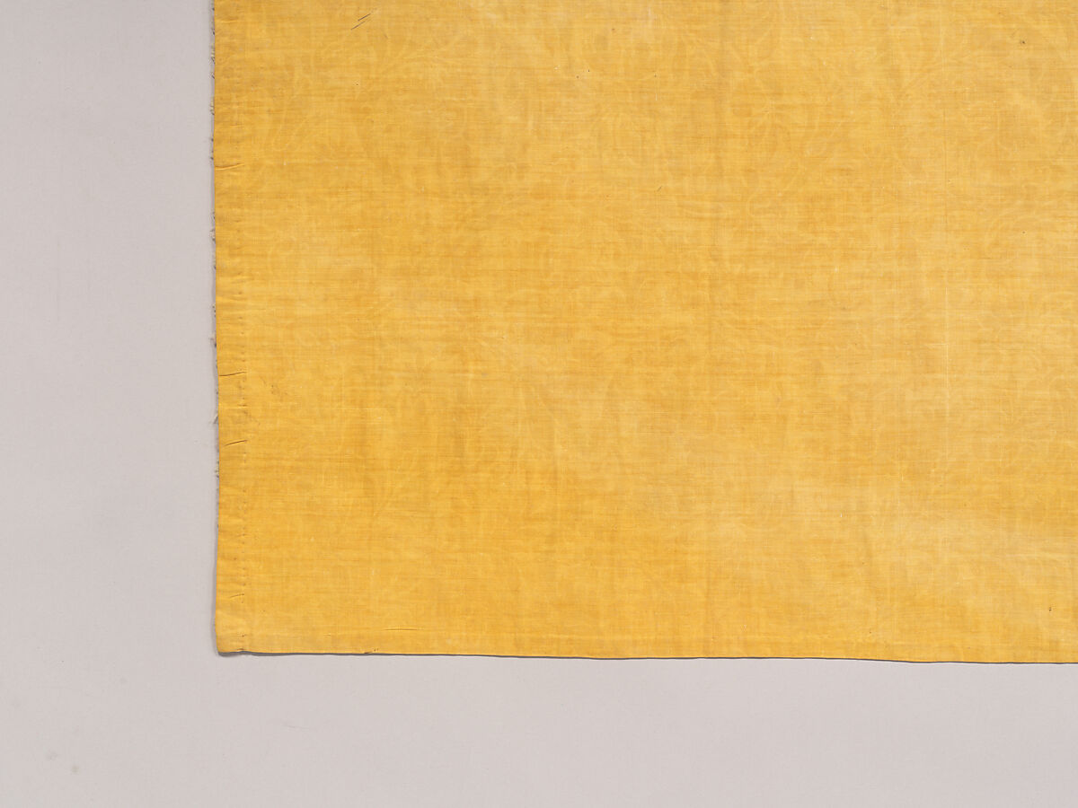 Chintz strip, Cotton, painted and dyed, Indian, for the European market