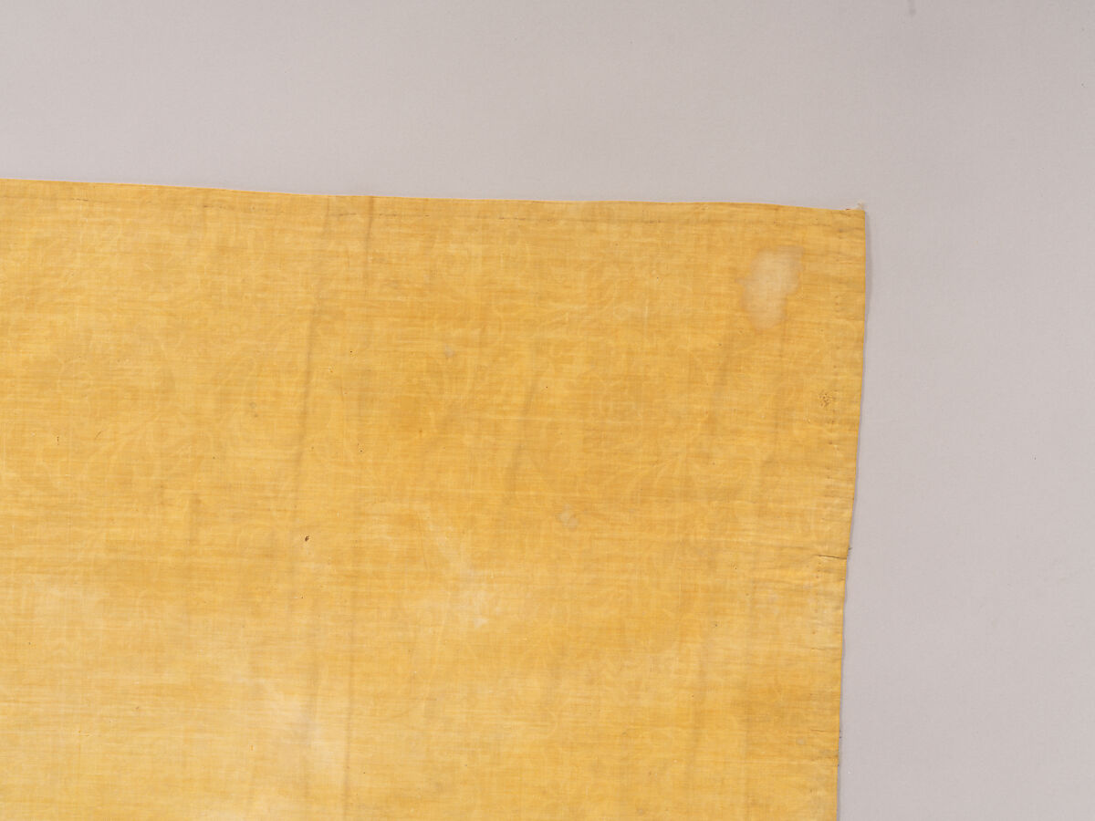 Chintz strip, Cotton, painted and dyed, Indian, for the European market