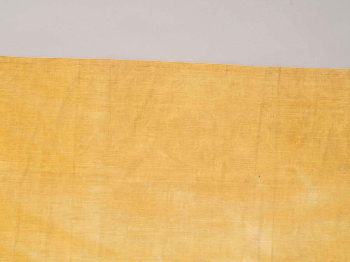 Chintz strip, Cotton, painted and dyed, Indian, for the European market