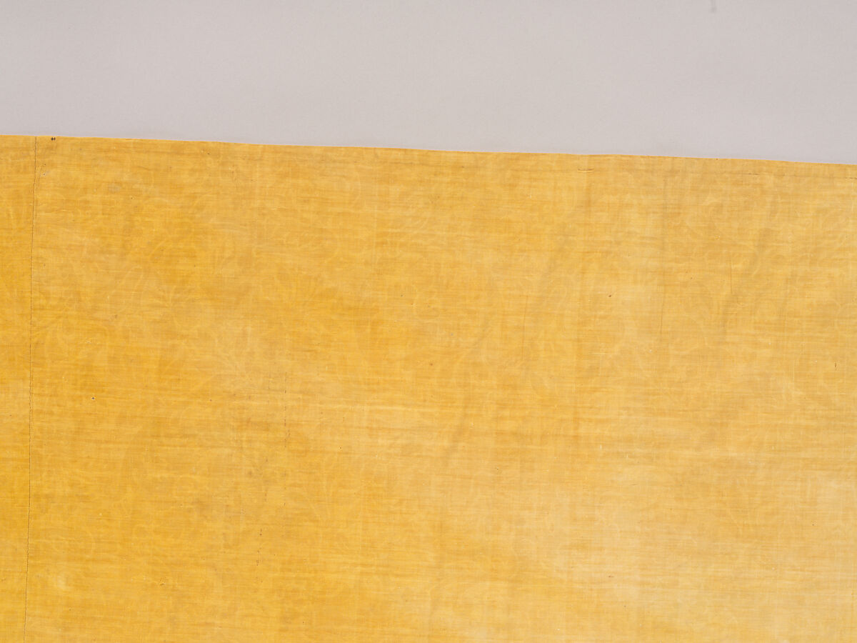 Chintz strip, Cotton, painted and dyed, Indian, for the European market