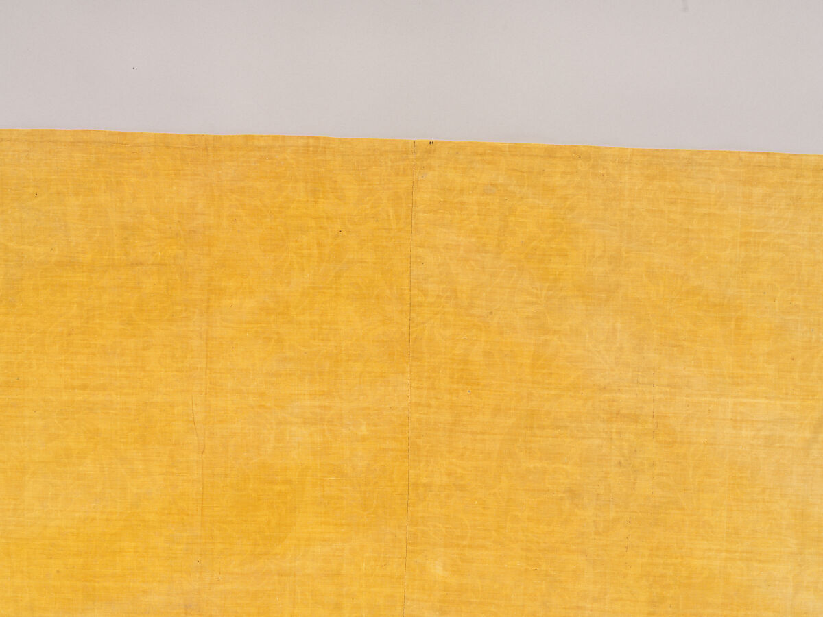 Chintz strip, Cotton, painted and dyed, Indian, for the European market