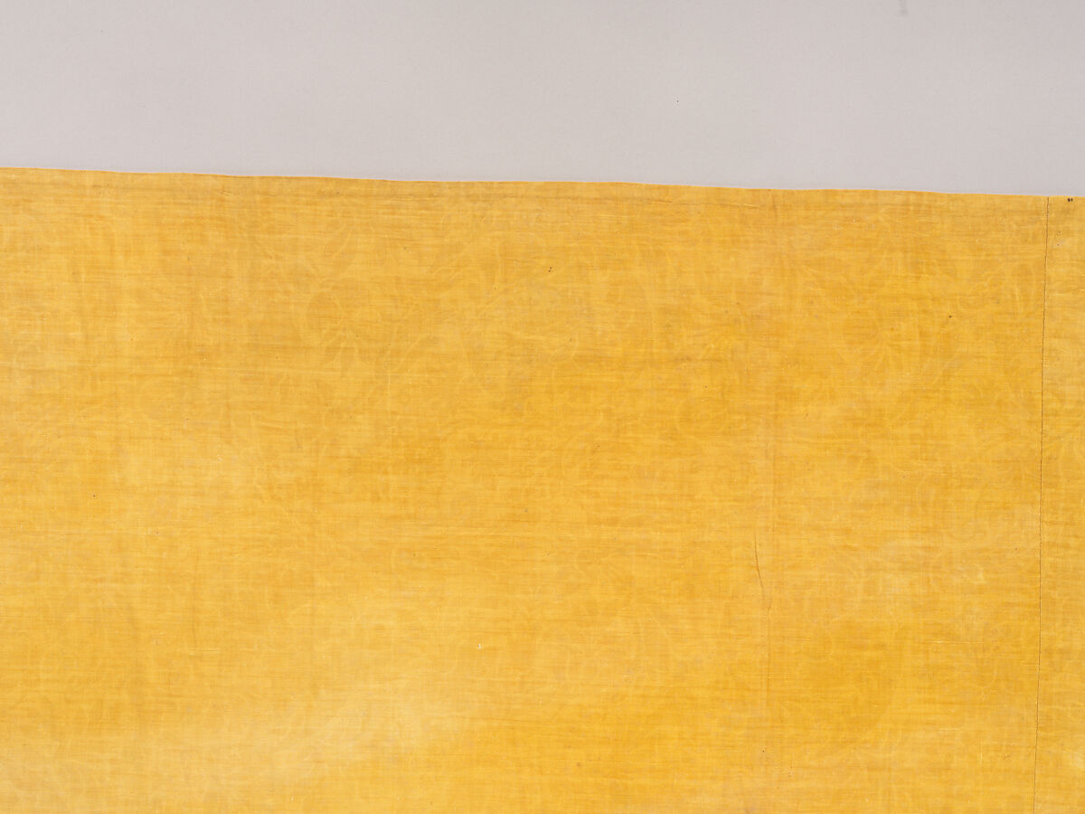 Chintz strip, Cotton, painted and dyed, Indian, for the European market