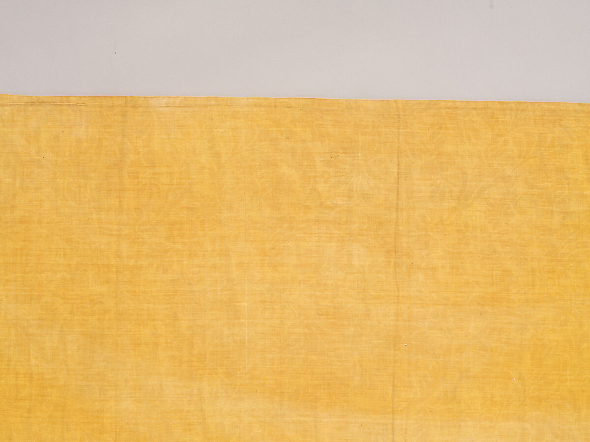 Chintz strip, Cotton, painted and dyed, Indian, for the European market