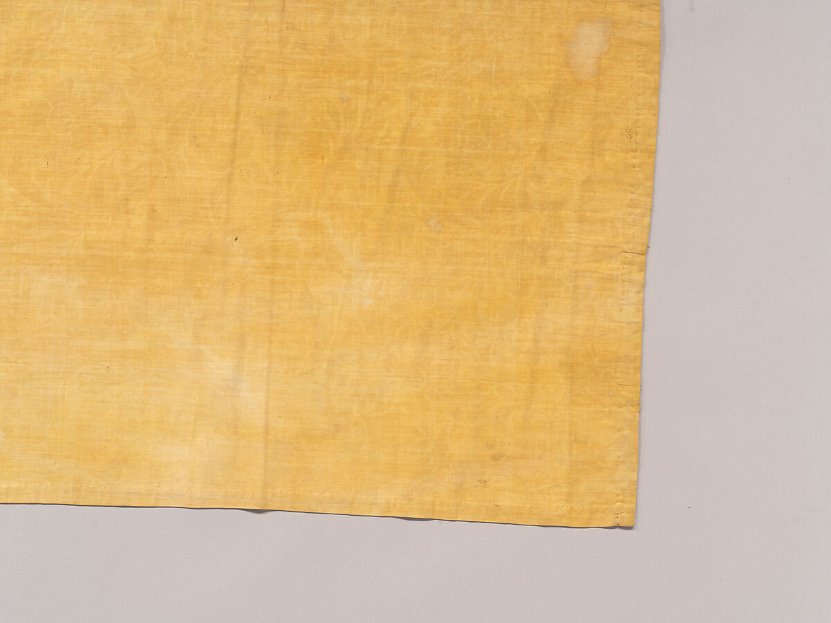 Chintz strip, Cotton, painted and dyed, Indian, for the European market