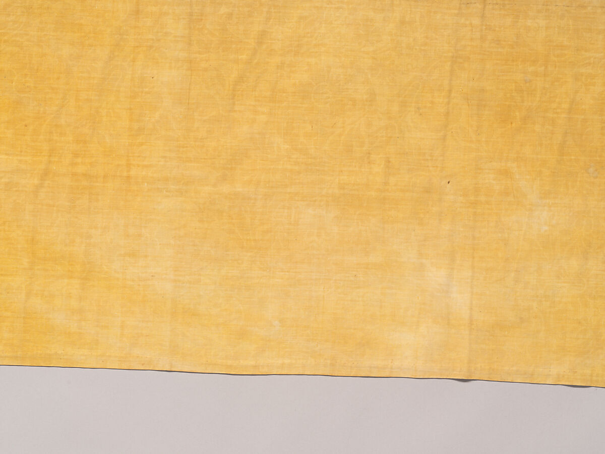 Chintz strip, Cotton, painted and dyed, Indian, for the European market