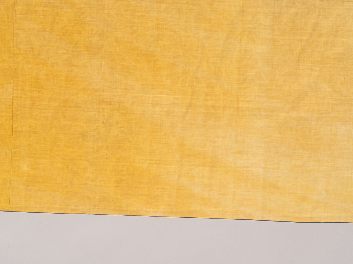 Chintz strip, Cotton, painted and dyed, Indian, for the European market