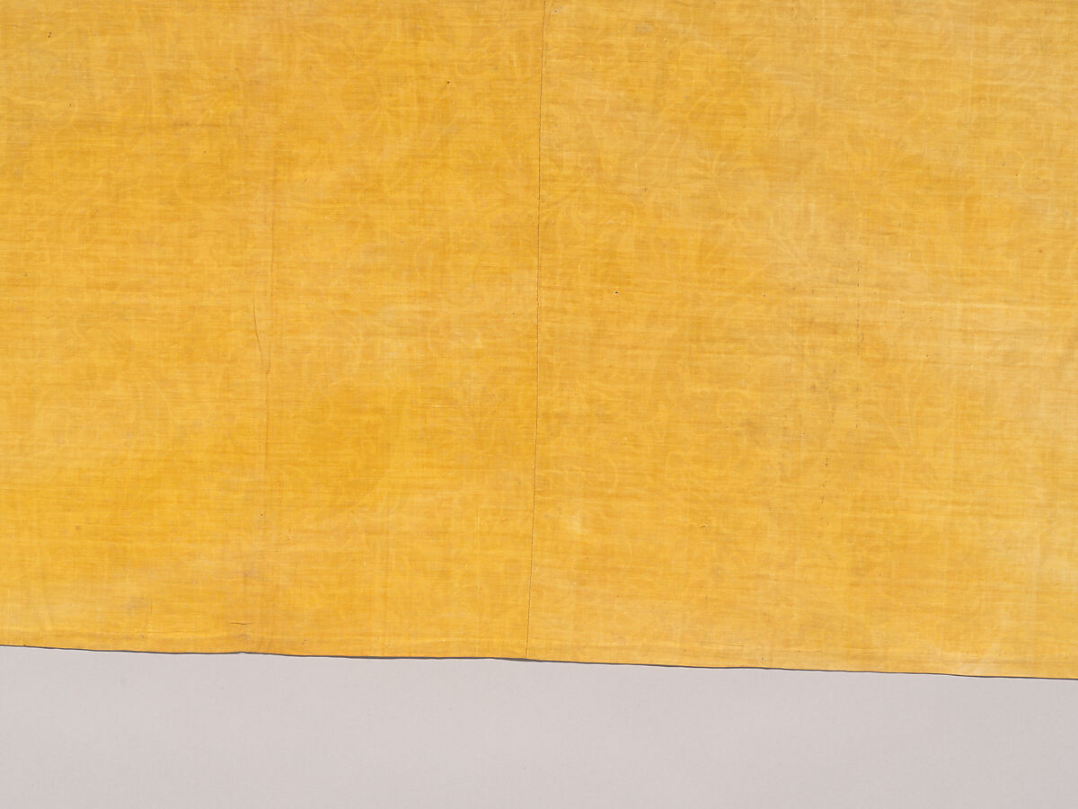 Chintz strip, Cotton, painted and dyed, Indian, for the European market