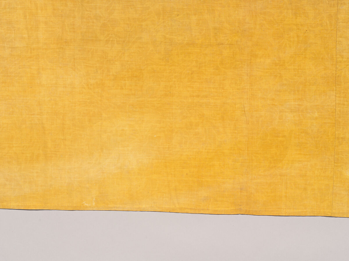 Chintz strip, Cotton, painted and dyed, Indian, for the European market