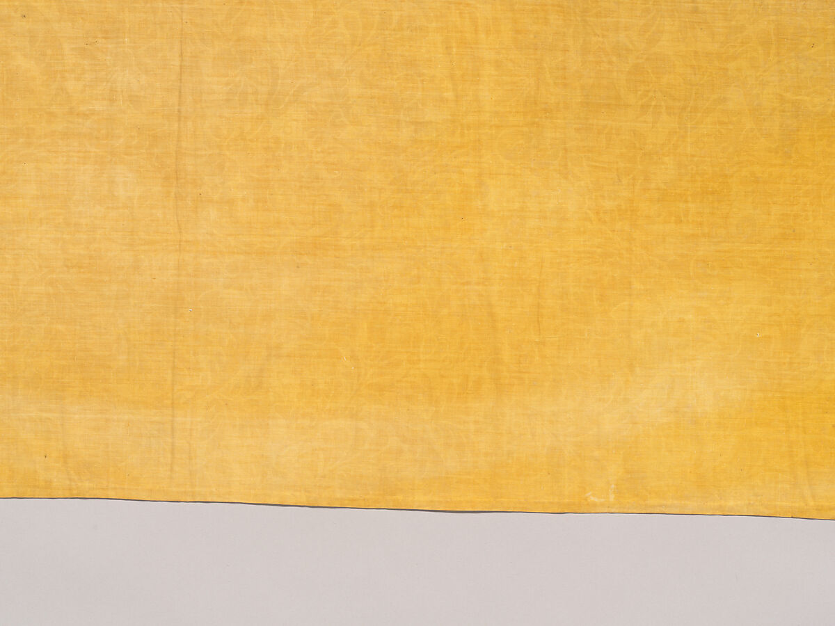 Chintz strip, Cotton, painted and dyed, Indian, for the European market