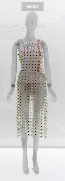 Dress, Dauphinette (American, founded 2018), Flowers, metal, plastic (polymethyl methacrylate), American