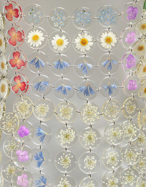 Dress, Dauphinette (American, founded 2018), Flowers, metal, plastic (polymethyl methacrylate), American