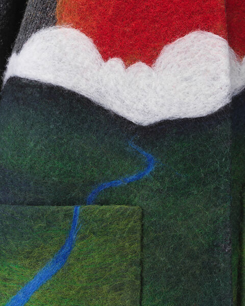 “The 9–5 Working Girl” ensemble,  "Beak Toe" boots, Conner Ives (American, born New York, 1996), Wool, plastic, leather, metal, American