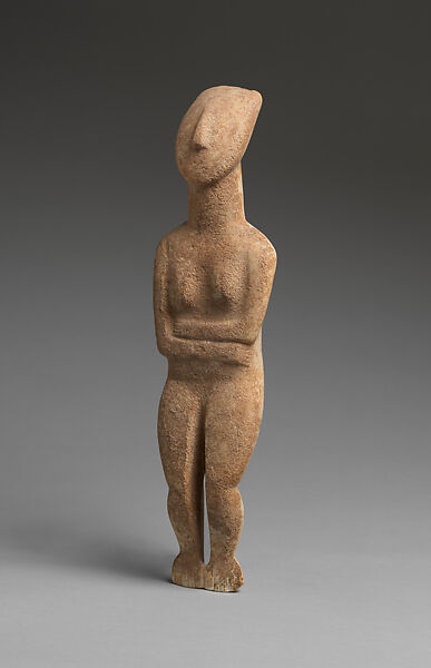 Marble female figure, Marble, Cycladic