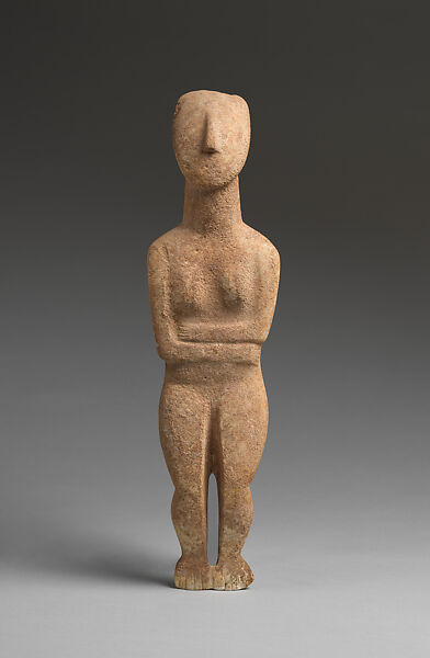 Marble female figure, Marble, Cycladic