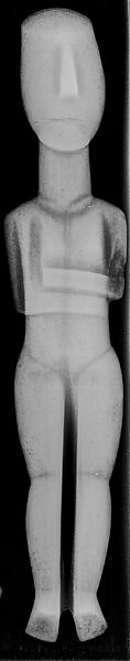 Marble female figure, Marble, Cycladic