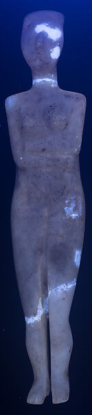 Marble female figure, Marble, Cycladic