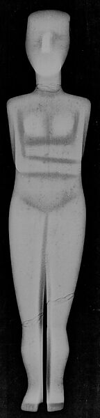 Marble female figure, Marble, Cycladic