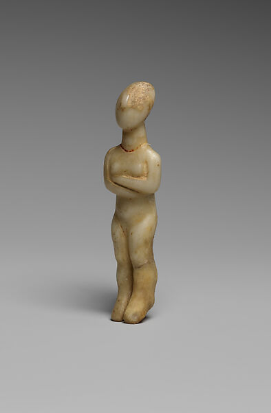 Marble female figure, Marble, Cycladic