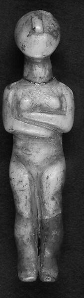 Marble female figure, Marble, Cycladic