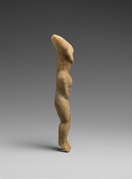 Marble female figure, Marble, Cycladic