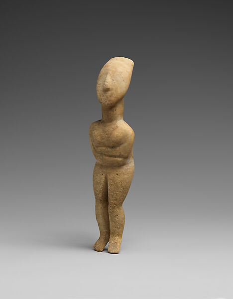 Marble female figure, Marble, Cycladic