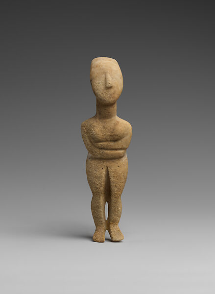 Marble female figure, Marble, Cycladic 