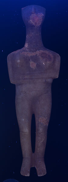 Marble female figure, Marble, Cycladic