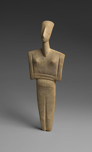 Marble female figure, Marble, Cycladic