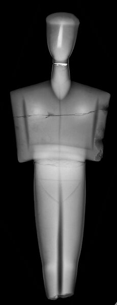Marble female figure, Marble, Cycladic