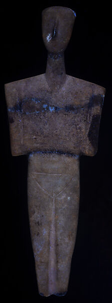 Marble female figure, Marble, Cycladic