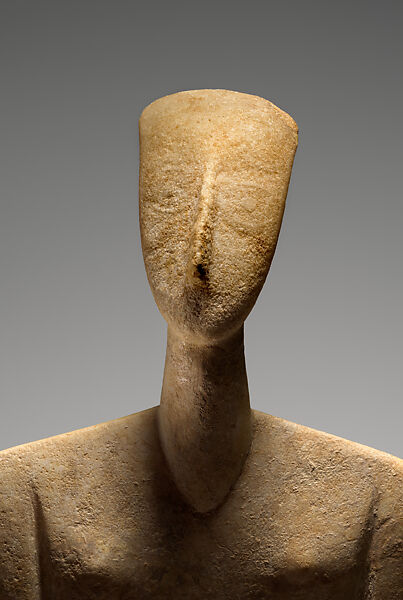 Marble female figure, Marble, Cycladic