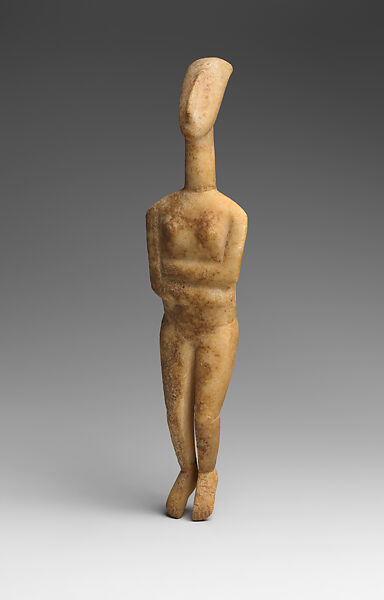 Marble female figure, Marble, Cycladic