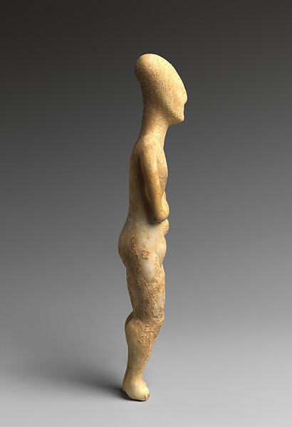 Marble female figure, Marble, Cycladic