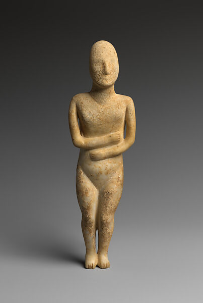 Marble female figure, Marble, Cycladic 