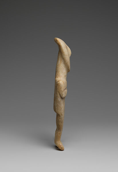 Marble female figure, Marble, Cycladic