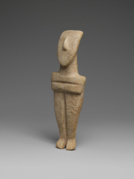 Marble female figure, Marble, Cycladic