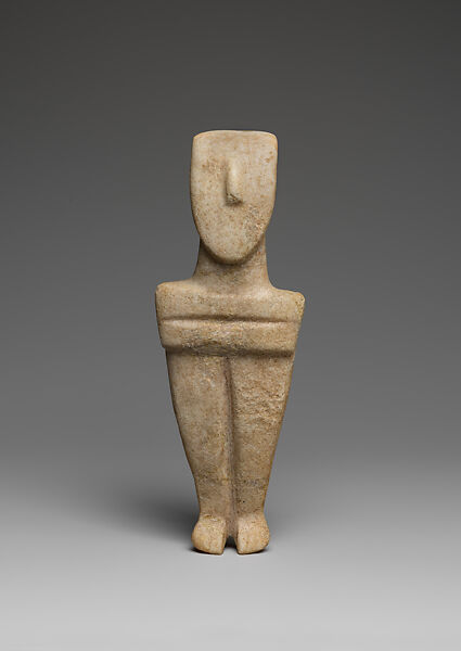 Marble female figure, Marble, Cycladic 