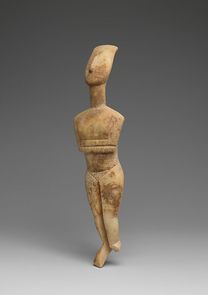 Marble female figure, Marble, Cycladic